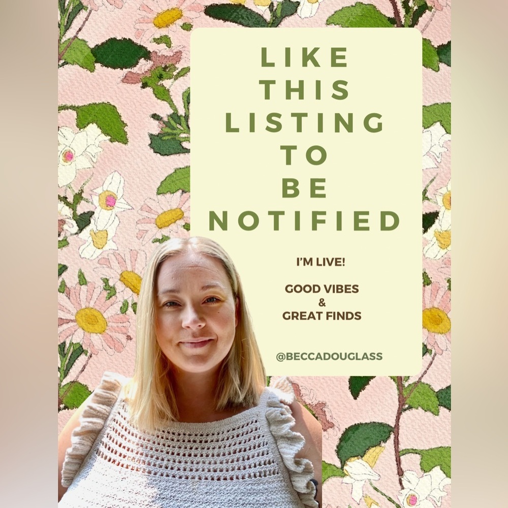 @beccadouglass is LIVE and can’t wait to see you!!! ✨🌸🌈 ☀️